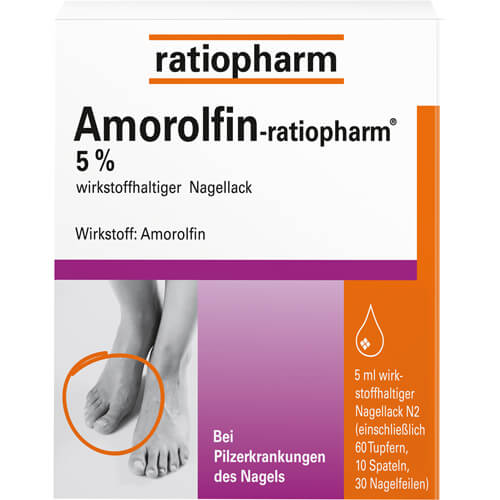 AMOROLFIN-ratiopharm 5% wirkstoffhalt.Nagellack AMOROLFIN-ratiopharm 5% wirkstoffhalt.Nagellack