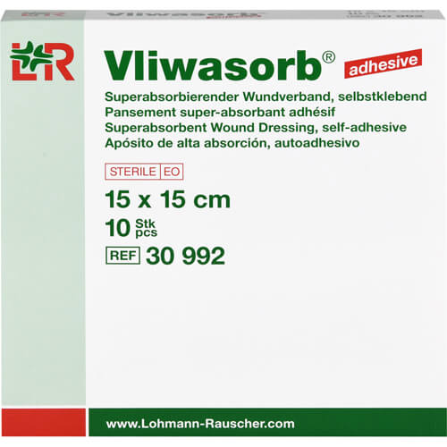 VLIWASORB adhesive superabso.Komp.sk.st.15x15 cm VLIWASORB adhesive superabso.Komp.sk.st.15x15 cm