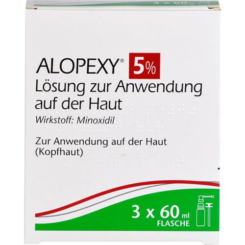 ALOPEXY 5% Lösung zur Anwendung auf der Haut ALOPEXY 5% Lösung zur Anwendung auf der Haut