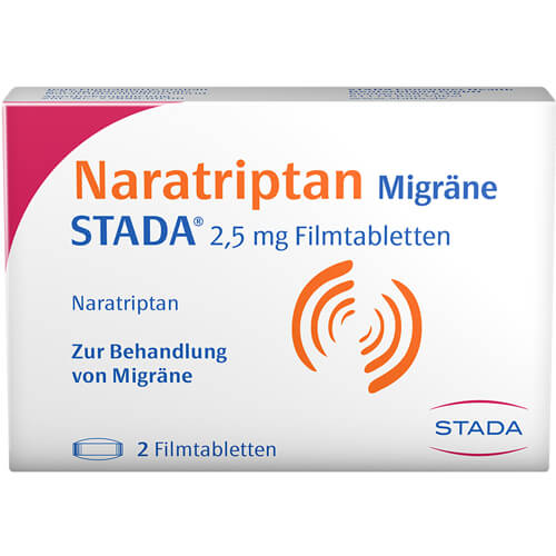 NARATRIPTAN Migräne STADA 2,5 mg Filmtabletten NARATRIPTAN Migräne STADA 2,5 mg Filmtabletten