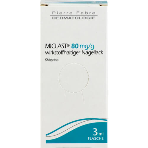 MICLAST 80 mg/g wirkstoffhaltiger Nagellack MICLAST 80 mg/g wirkstoffhaltiger Nagellack