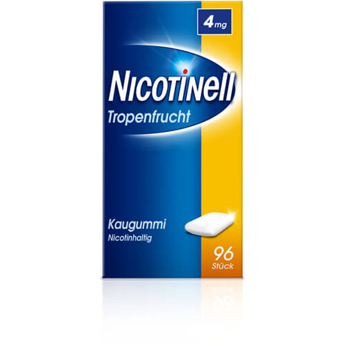 NICOTINELL Kaugummi Tropenfrucht 4 mg NICOTINELL Kaugummi Tropenfrucht 4 mg