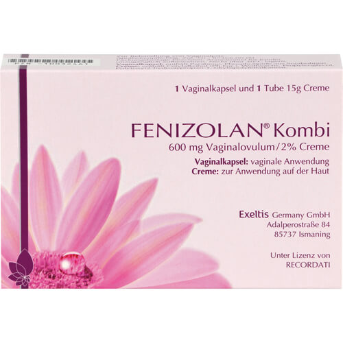 FENIZOLAN Kombi 600 mg Vaginalovulum+2% Creme FENIZOLAN Kombi 600 mg Vaginalovulum+2% Creme