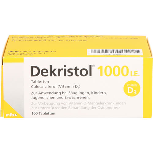 DEKRISTOL 1.000 I.E. Tabletten DEKRISTOL 1.000 I.E. Tabletten