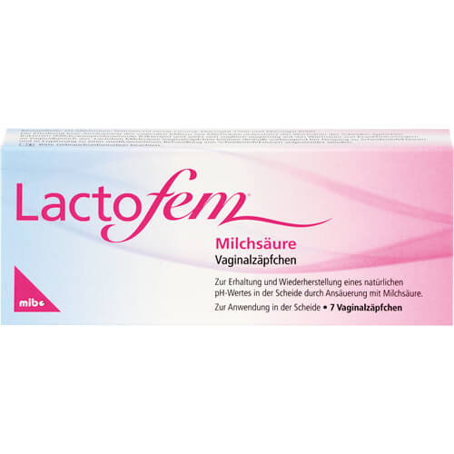 LACTOFEM Milchsäure Vaginalzäpfchen LACTOFEM Milchsäure Vaginalzäpfchen