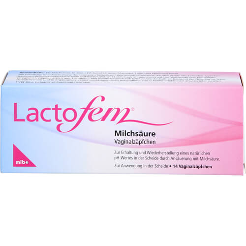 LACTOFEM Milchsäure Vaginalzäpfchen LACTOFEM Milchsäure Vaginalzäpfchen