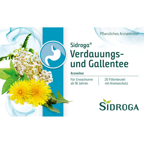 SIDROGA Verdauungs- und Gallentee Filterbeutel SIDROGA Verdauungs- und Gallentee Filterbeutel