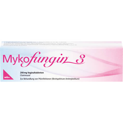 MYKOFUNGIN 3 Vaginaltabletten 200 mg MYKOFUNGIN 3 Vaginaltabletten 200 mg