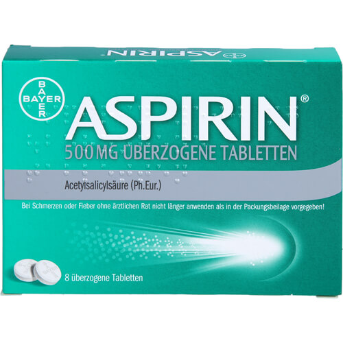 ASPIRIN 500 mg überzogene Tabletten ASPIRIN 500 mg überzogene Tabletten