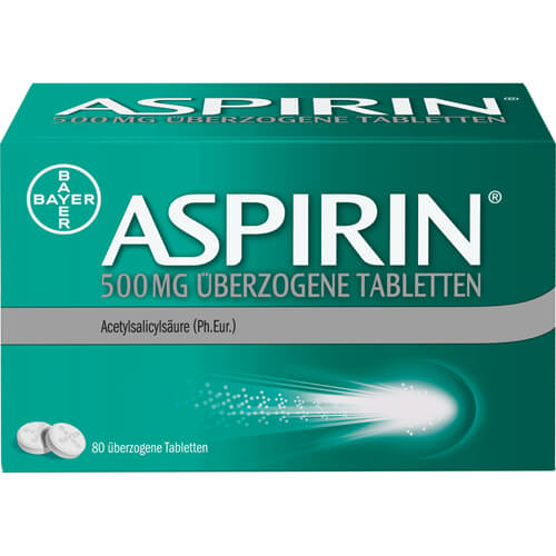 ASPIRIN 500 mg überzogene Tabletten ASPIRIN 500 mg überzogene Tabletten