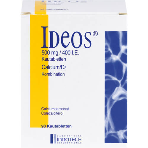 IDEOS 500 mg/400 I.E. Kautabletten IDEOS 500 mg/400 I.E. Kautabletten