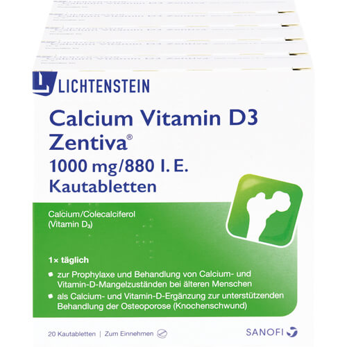 CALCIUM VITAMIN D3 Zentiva 1000 mg/880 I.E. Kautab CALCIUM VITAMIN D3 Zentiva 1000 mg/880 I.E. Kautab