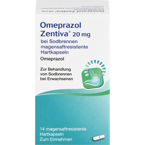 OMEPRAZOL Zentiva 20 mg bei Sodbrennen OMEPRAZOL Zentiva 20 mg bei Sodbrennen