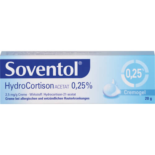 SOVENTOL Hydrocortisonacetat 0,25% Creme SOVENTOL Hydrocortisonacetat 0,25% Creme