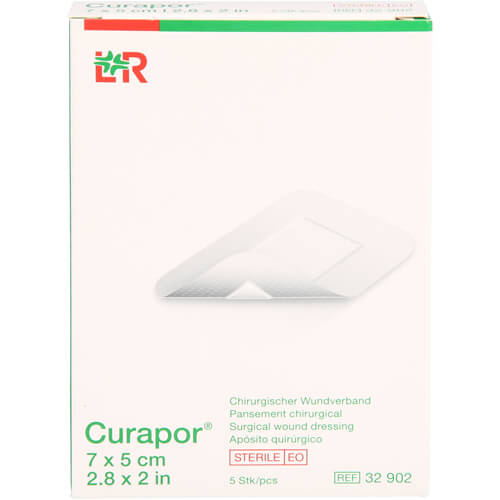 CURAPOR Wundverband steril chirurgisch 5x7 cm CURAPOR Wundverband steril chirurgisch 5x7 cm