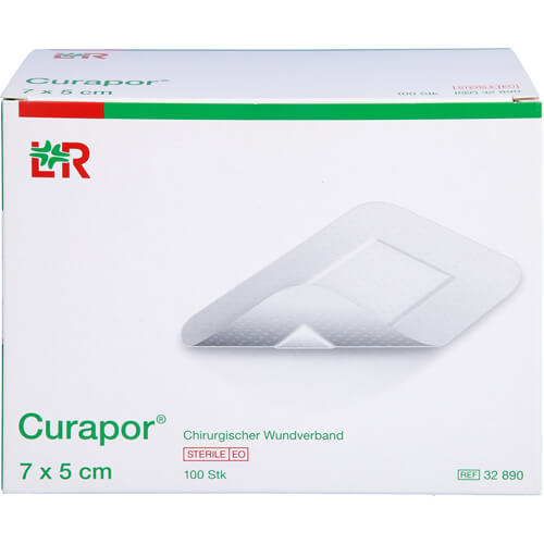 CURAPOR Wundverband steril chirurgisch 5x7 cm CURAPOR Wundverband steril chirurgisch 5x7 cm