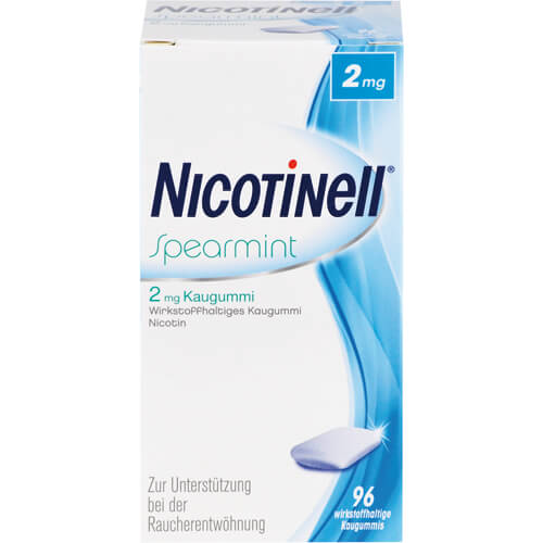 NICOTINELL Kaugummi Spearmint 2 mg NICOTINELL Kaugummi Spearmint 2 mg