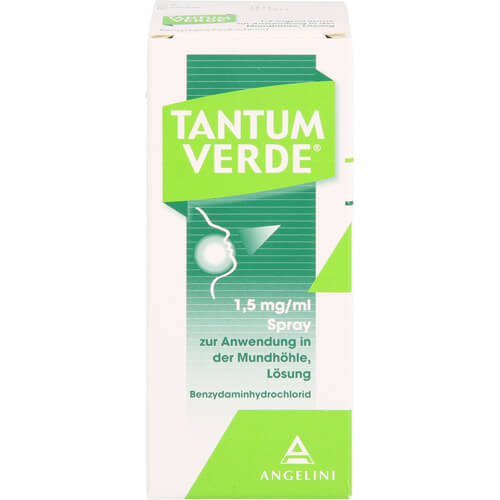 TANTUM VERDE 1,5 mg/ml Spray z.Anwen.i.d.Mundhöhle TANTUM VERDE 1,5 mg/ml Spray z.Anwen.i.d.Mundhöhle
