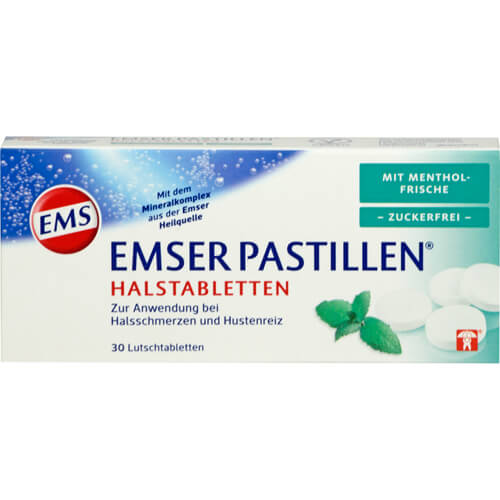 EMSER Pastillen mit Mentholfrische zuckerfrei EMSER Pastillen mit Mentholfrische zuckerfrei