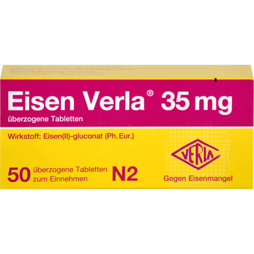 EISEN VERLA 35 mg überzogene Tabletten EISEN VERLA 35 mg überzogene Tabletten