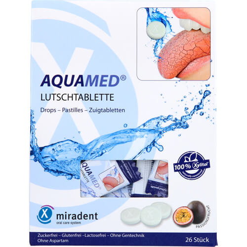 MIRADENT Aquamed Mundtrockenheit Lutschtabletten MIRADENT Aquamed Mundtrockenheit Lutschtabletten