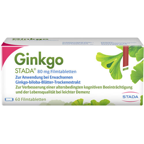 GINKGO STADA 80 mg Filmtabletten GINKGO STADA 80 mg Filmtabletten