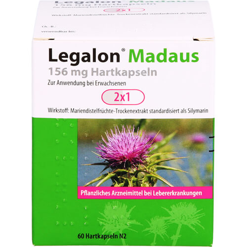 LEGALON Madaus 156 mg Hartkapseln LEGALON Madaus 156 mg Hartkapseln