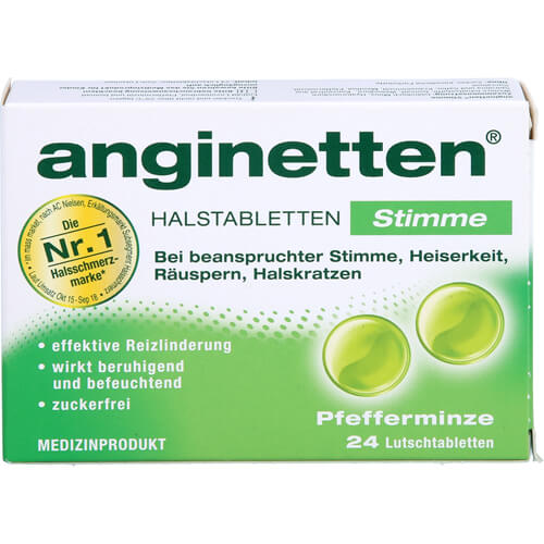 ANGINETTEN Stimme Lutschtabletten ANGINETTEN Stimme Lutschtabletten
