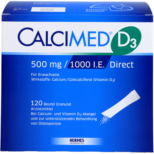 CALCIMED D3 500 mg/1000 I.E. Direct Granulat CALCIMED D3 500 mg/1000 I.E. Direct Granulat