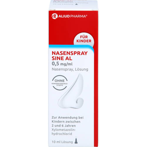Nasenspray sine AL 0,5 mg / ml bei Schnupfen Nasenspray sine AL 0,5 mg / ml bei Schnupfen