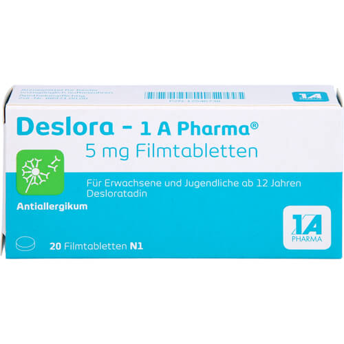 DESLORA-1A Pharma 5 mg Filmtabletten DESLORA-1A Pharma 5 mg Filmtabletten