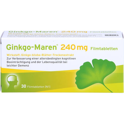 GINKGO-MAREN 240 mg Filmtabletten GINKGO-MAREN 240 mg Filmtabletten