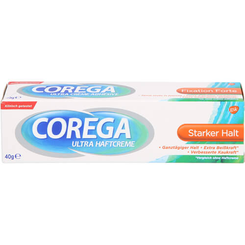 COREGA ultra Haftcreme starker Halt COREGA ultra Haftcreme starker Halt