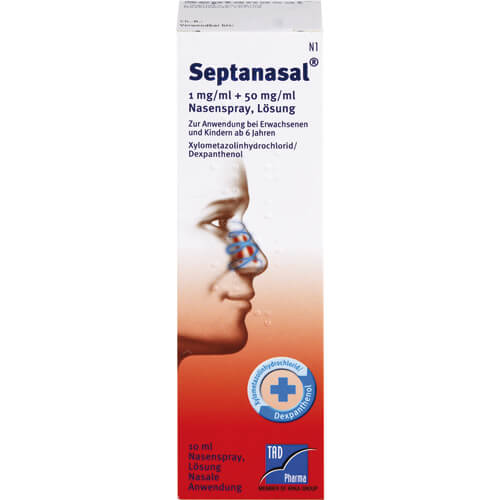 SEPTANASAL 1 mg/ml + 50 mg/ml Nasenspray SEPTANASAL 1 mg/ml + 50 mg/ml Nasenspray