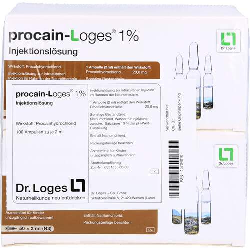 PROCAIN-Loges 1% Injektionslösung Ampullen PROCAIN-Loges 1% Injektionslösung Ampullen