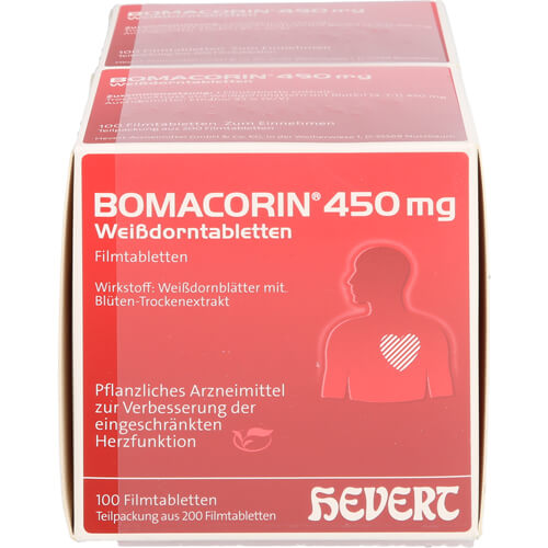 BOMACORIN 450 mg Weißdorntabletten BOMACORIN 450 mg Weißdorntabletten