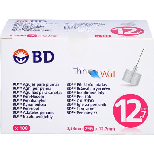 BD THIN Wall Pen-Nadeln 0,33 29 Gx12,7 mm BD THIN Wall Pen-Nadeln 0,33 29 Gx12,7 mm