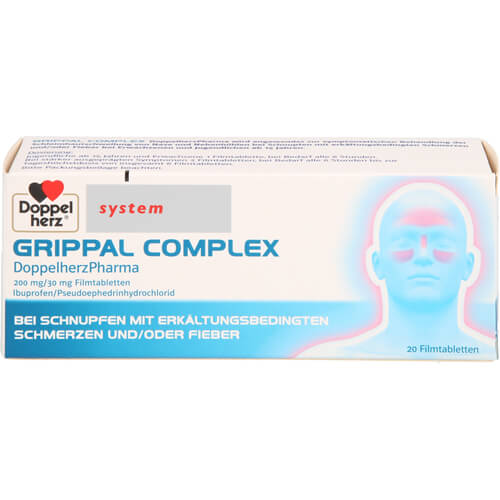GRIPPAL COMPLEX DoppelherzPharma 200 mg/30 mg FTA GRIPPAL COMPLEX DoppelherzPharma 200 mg/30 mg FTA