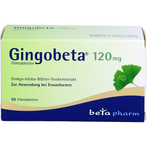 GINGOBETA 120 mg Filmtabletten GINGOBETA 120 mg Filmtabletten