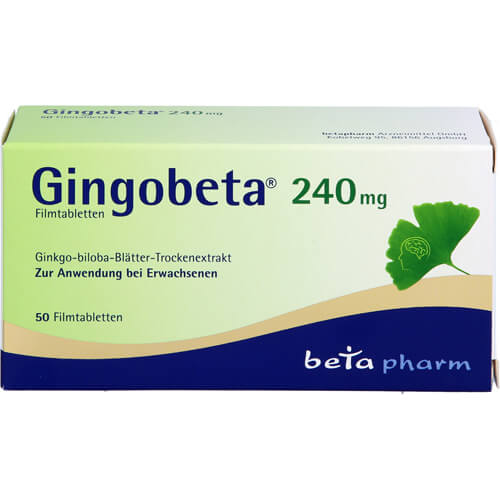 GINGOBETA 240 mg Filmtabletten GINGOBETA 240 mg Filmtabletten