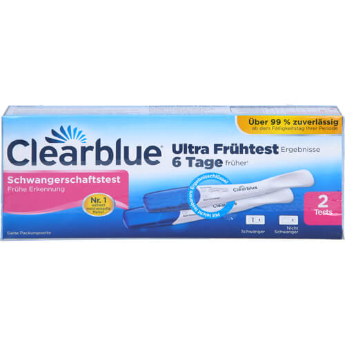 CLEARBLUE Schwangerschaftstest frühe Erkennung CLEARBLUE Schwangerschaftstest frühe Erkennung