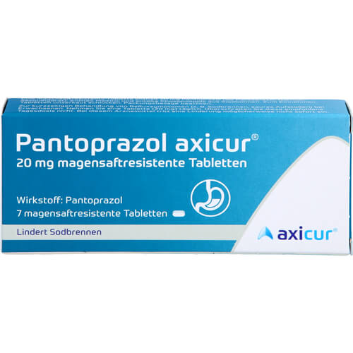 PANTOPRAZOL axicur 20 mg magensaftres.Tabletten PANTOPRAZOL axicur 20 mg magensaftres.Tabletten