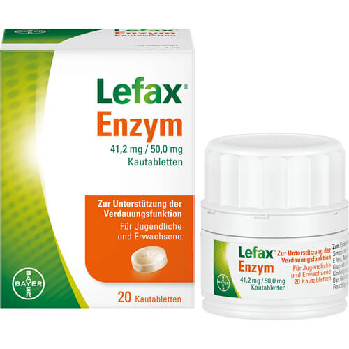 LEFAX Enzym Kautabletten LEFAX Enzym Kautabletten