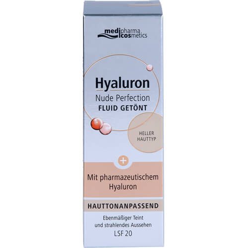 HYALURON NUDE Perfect.Fluid getönt hell.HT LSF 20 HYALURON NUDE Perfect.Fluid getönt hell.HT LSF 20