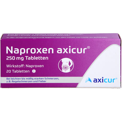 NAPROXEN axicur 250 mg Tabletten NAPROXEN axicur 250 mg Tabletten
