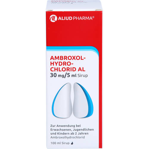 Ambroxolhydrochlorid AL 30 mg / 5 ml Sirup zur Erleichterung des Abhustens bei erkältungsbedingter Bronchitis (Schleimlöser) Ambroxolhydrochlorid AL 30 mg / 5 ml Sirup zur Erleichterung des Abhustens bei erkältungsbedingter Bronchitis (Schleimlöser)