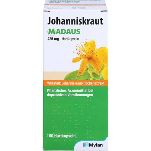 JOHANNISKRAUT MADAUS 425 mg Hartkapseln JOHANNISKRAUT MADAUS 425 mg Hartkapseln