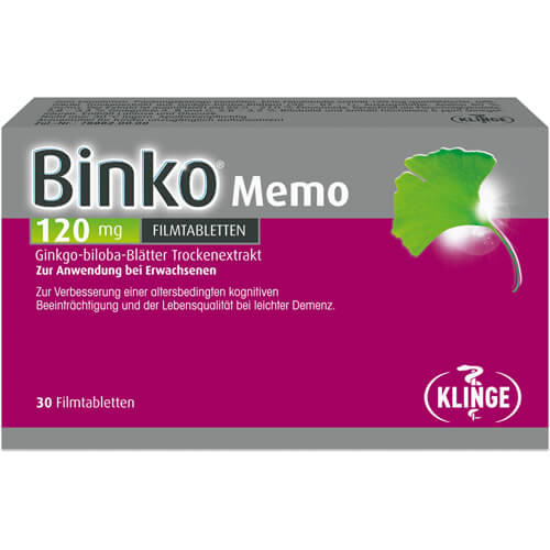 BINKO Memo 120 mg Filmtabletten BINKO Memo 120 mg Filmtabletten