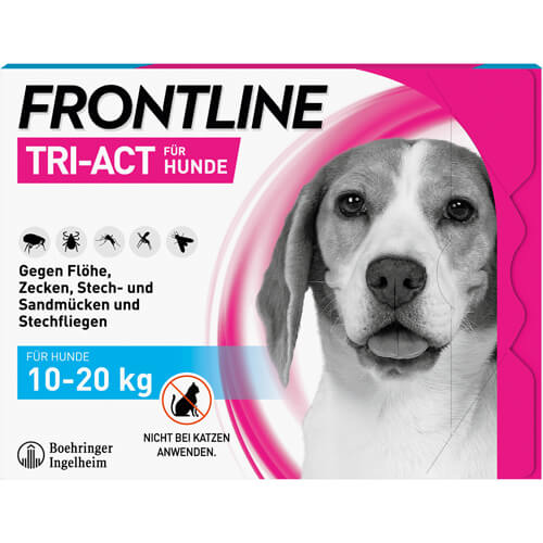 FRONTLINE Tri-Act Lsg.z.Auftropfen f.Hunde 10-20kg FRONTLINE Tri-Act Lsg.z.Auftropfen f.Hunde 10-20kg