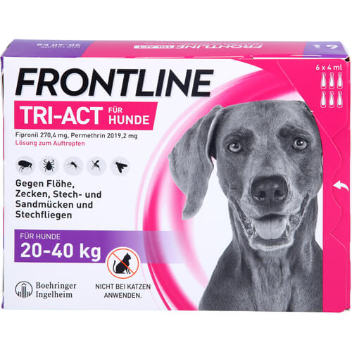 FRONTLINE Tri-Act Lsg.z.Auftropfen f.Hunde 20-40kg FRONTLINE Tri-Act Lsg.z.Auftropfen f.Hunde 20-40kg